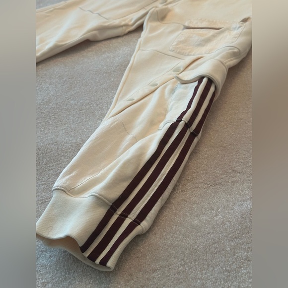 Adidas x Ivy Park - Drop 1 | Cargo Sweatpants, Ecru Tint/Maroon (RARE) - Picture 7 of 16